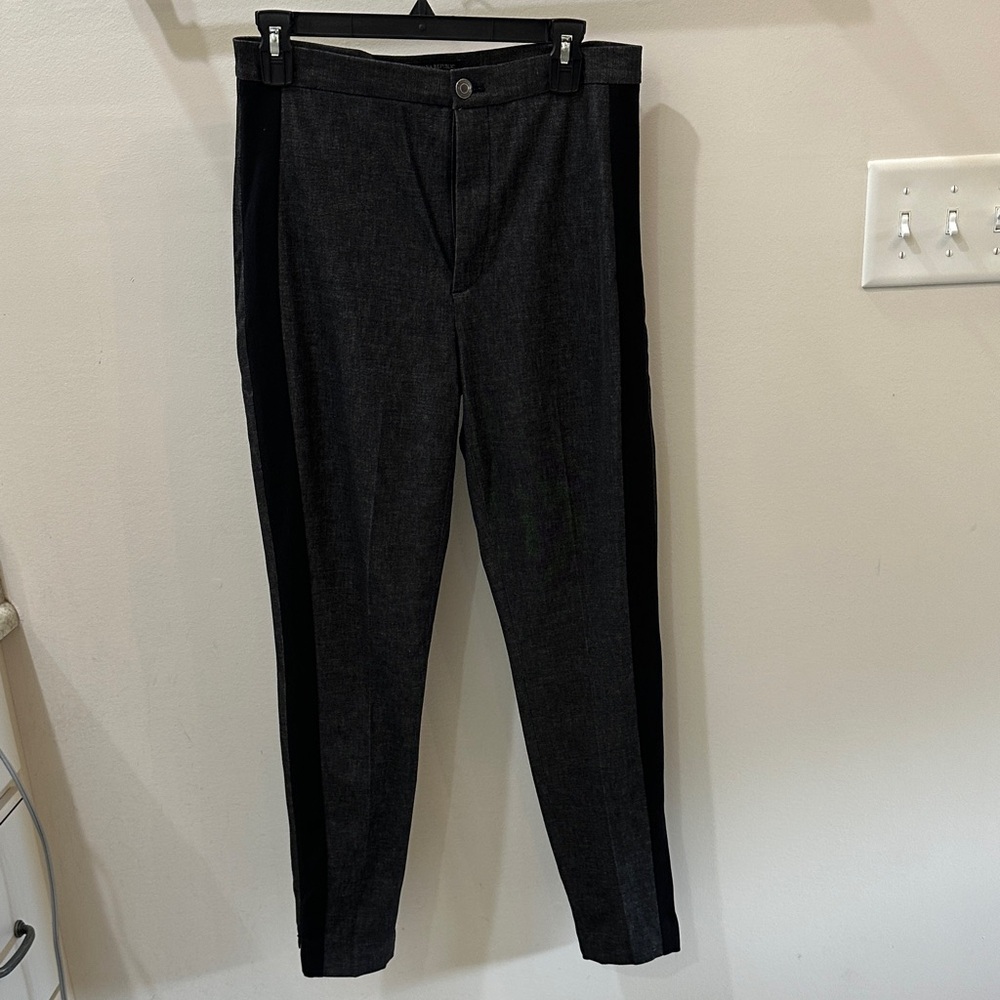 Banana Republic Charcoal and Black Skinny Pants